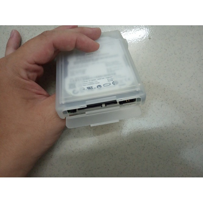 Combo hộp đựng và Cáp Chuyển Đổi USB 2.0 cho ổ cứng laptop 2.5 inch chống mưa, chống sốc, chống bụi, có khe mở cổng Sata