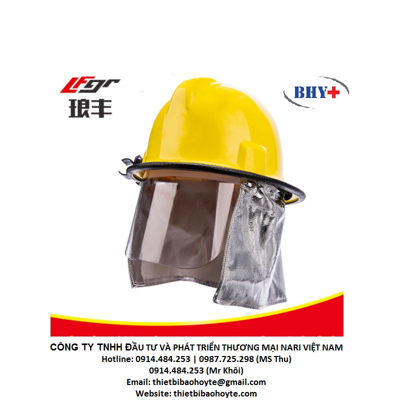 Mũ chống cháy màu vàng - Mũ chữa cháy chất lượng cao
