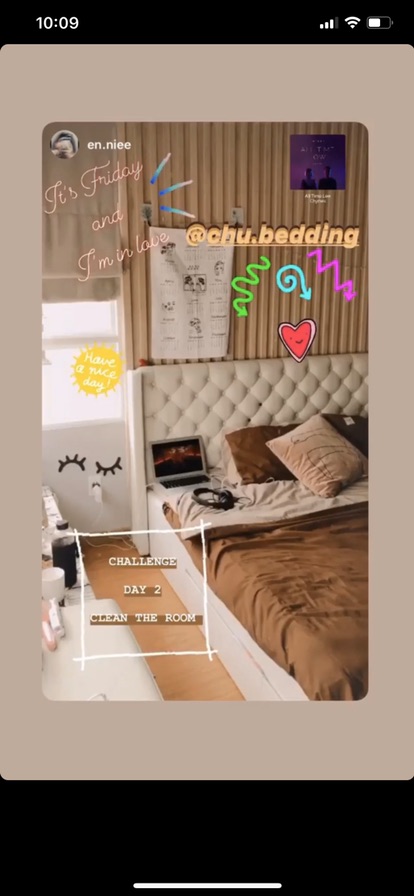 ✨Bộ chăn ga gối Cotton đũi: nâu đậm mix beige