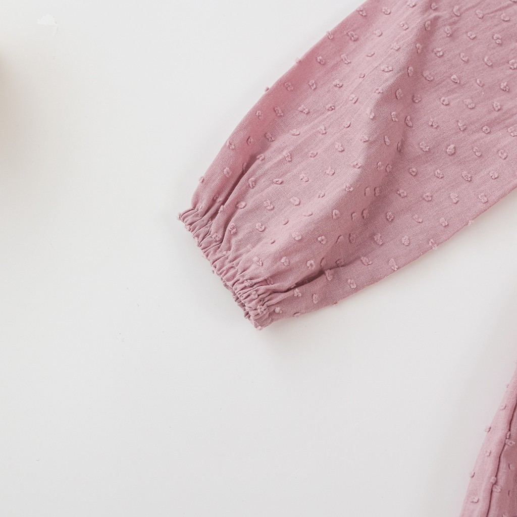 Sanlutoz Tay áo dài Em bé Cô gái Bộ bodysuit Dễ thương Bông Công chúa