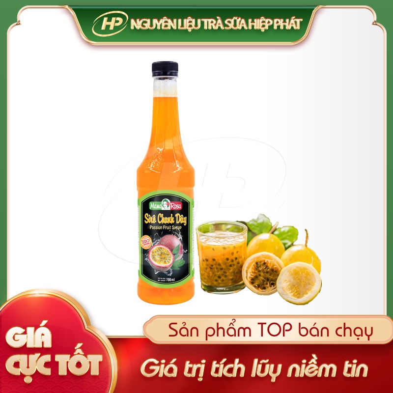 Syrup Chanh dây MAMAROSA Golden Farm - 700ml [GIÁ TỐT] - SP000075 - Nguyên liệu pha chế trà sữa HIỆP PHÁT