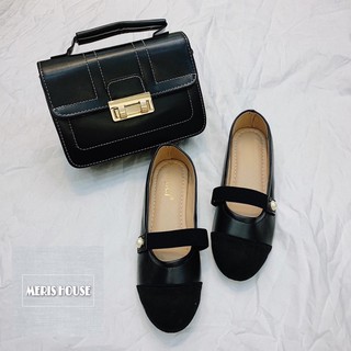 giày búp bê đính ngọc