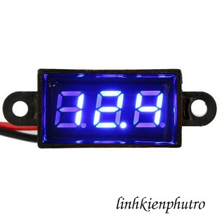 Đồng hồ đo Volt DC chống nước - Blue