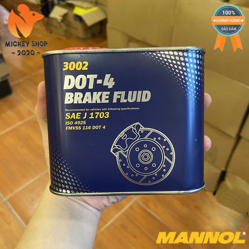 [Pro] Dầu Phanh MANNOL Dot-4 Brake Fluid 3002-05ME 500ML – Hàng Chính Hãng – Mickey2020shop