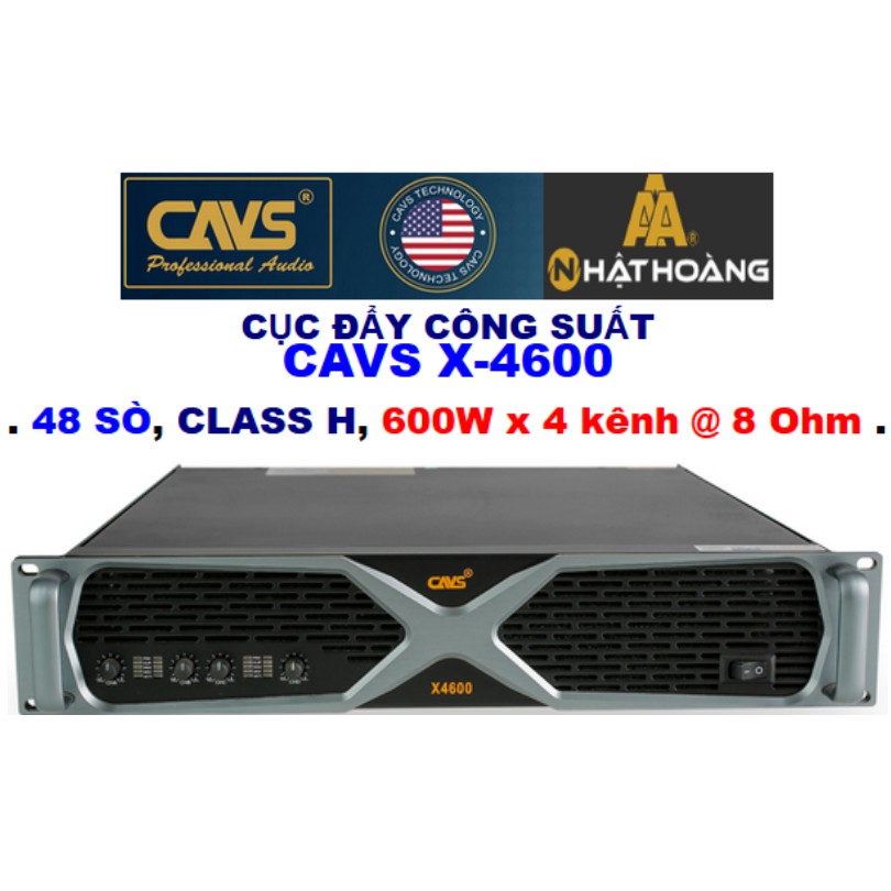 CỤC ĐẨY CÔNG SUẤT CAVS X-4600 GIÁ TỐT