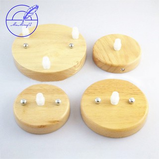 Đế gỗ treo đèn trần E27 kiểu dáng hiện đại