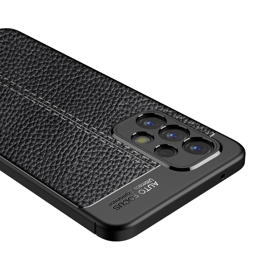 Ốp Điện Thoại Silicon Giả Bề Mặt Da Chống Rơi Thời Trang Cho Samsung Galaxy M32 M52 A03 A13 A33 A53 A73 A03 Core 4G 5G