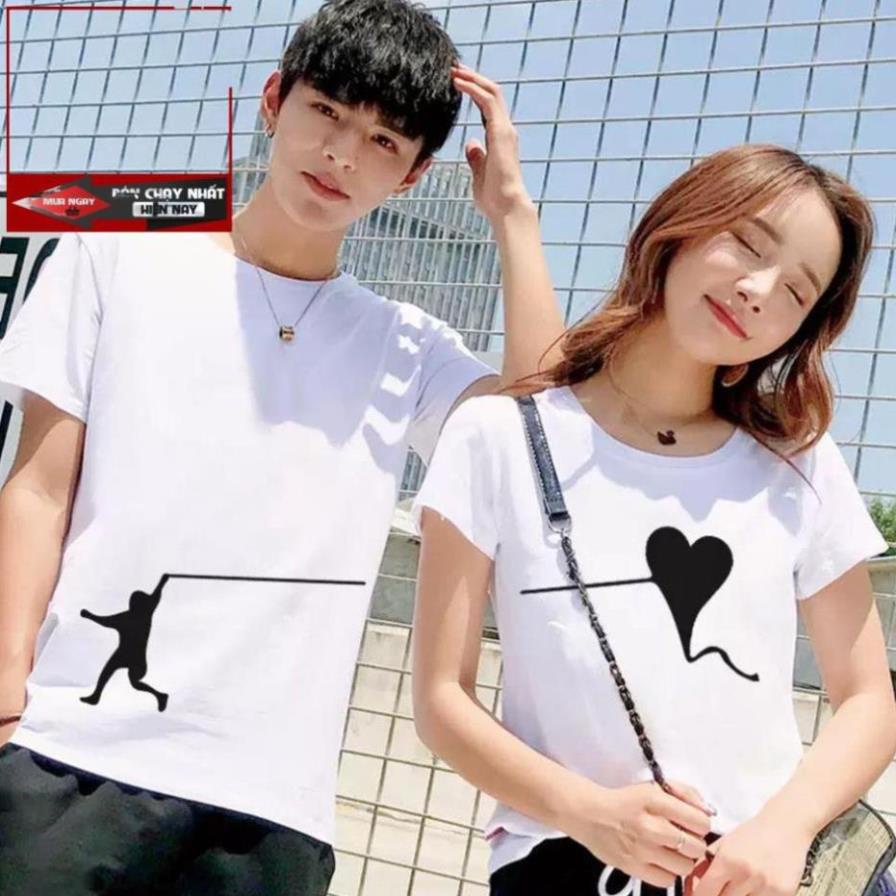 🔥XẢ HÀNG🔥 Áo đôi - áo cặp nam nữ thả diều dễ thương cực HOT - Giá chỉ 1 áo 💯 🏐️