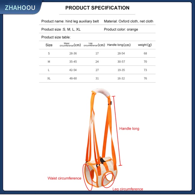 ☃Nhà☃ Đai Lưới Đeo Chân Giữ Thăng Bằng Hỗ Trợ Huấn Luyện Thú Cưng