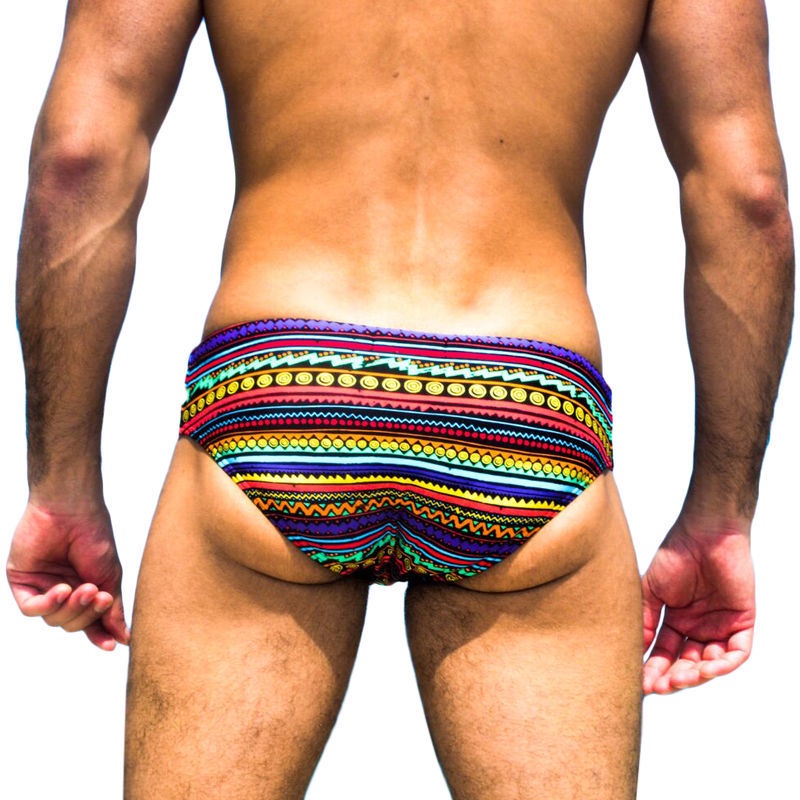 Quần short tam giác lưng thấp in họa tiết thời trang cho nam T001 | BigBuy360 - bigbuy360.vn