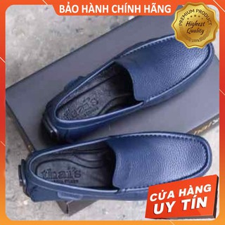 GIÀY LƯỜI DA BÒ THÁI LAN XANH NHẬP KHẨU FULLBOX 2021