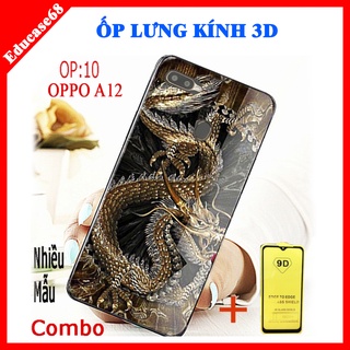 (COMBO ốp lưng )1 ốp lưng điện thoại OPPO A12 và 1 kính cường lực full màn hình OPPO A12, Có kèm video Eduacse68