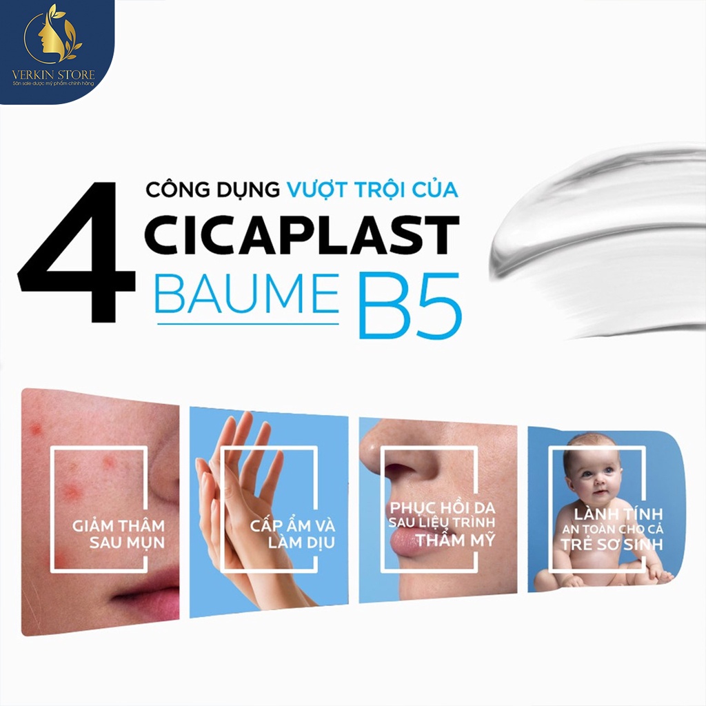 Kem dưỡng da La Roche Posay Cicaplast Baume B5 làm dịu và phục hồi da  - Verkin Store