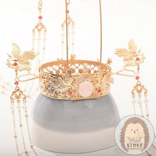 [ Order ]Set kim quan kèm 2 trâm hạc