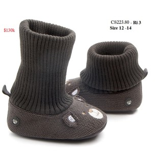 Boot tập đi cổ len 3 màu