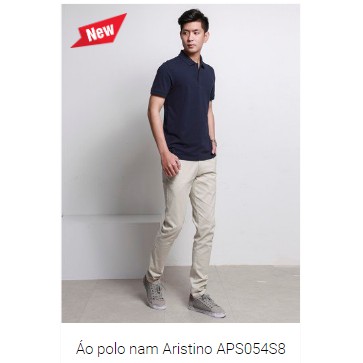 (SALE 50%) Áo cộc tay nam Aristino APS054S8, regular, tag 425k