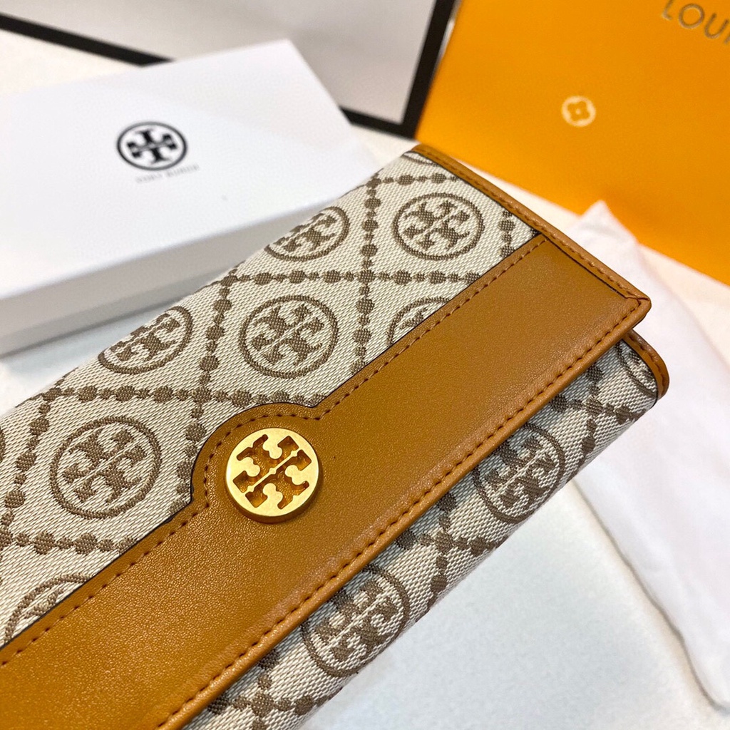 Ví dài nữ da thật thời trang cao cấp Tory Burch phong cách thanh lịch, thời thượng