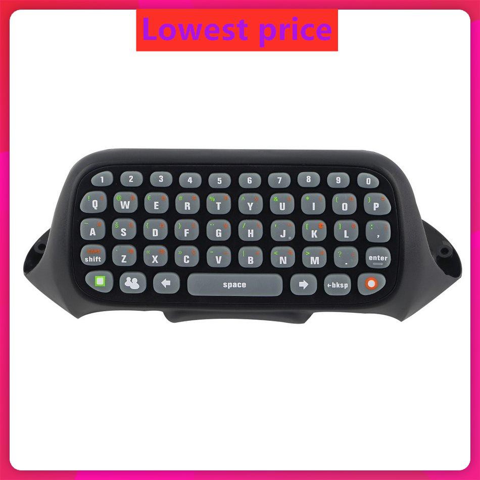 Wireless Controller Messenger Game Keyboard Keypad ChatPad For XBOX 360 Black