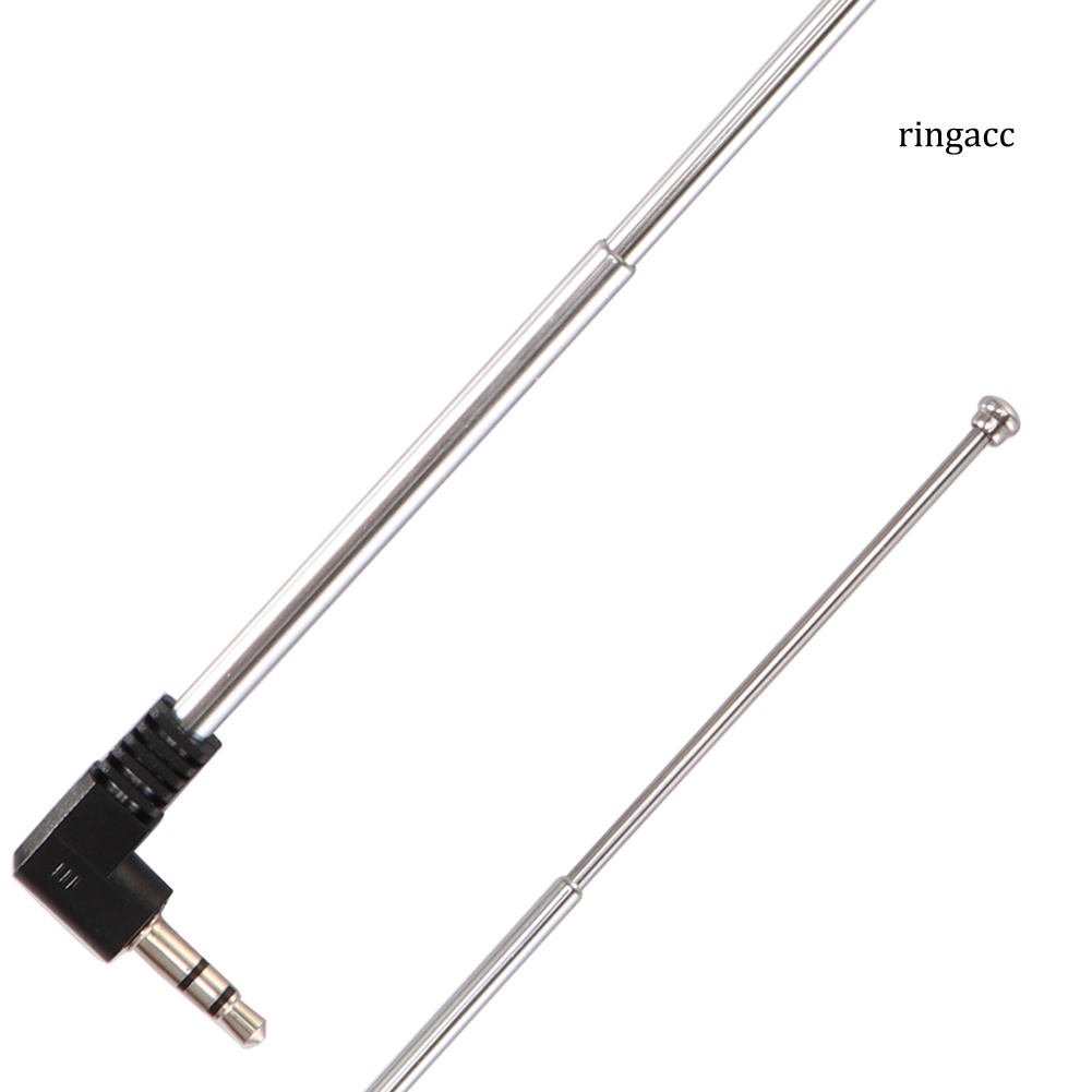 Ăng Ten Radio FM Thu Gọn Giắc Cắm 3.5mm Mini Cho Điện Thoại / Xe Hơi