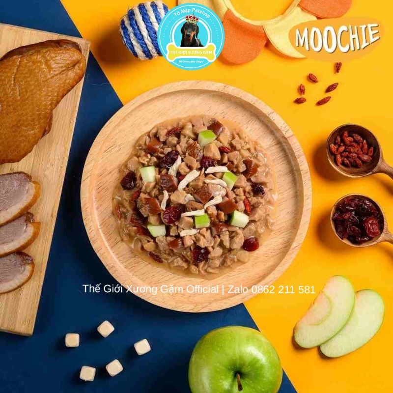 [HỘP 12] PATE MOOCHIE IMMUNE BOOST CHO CHÓ TÚI 85G*12