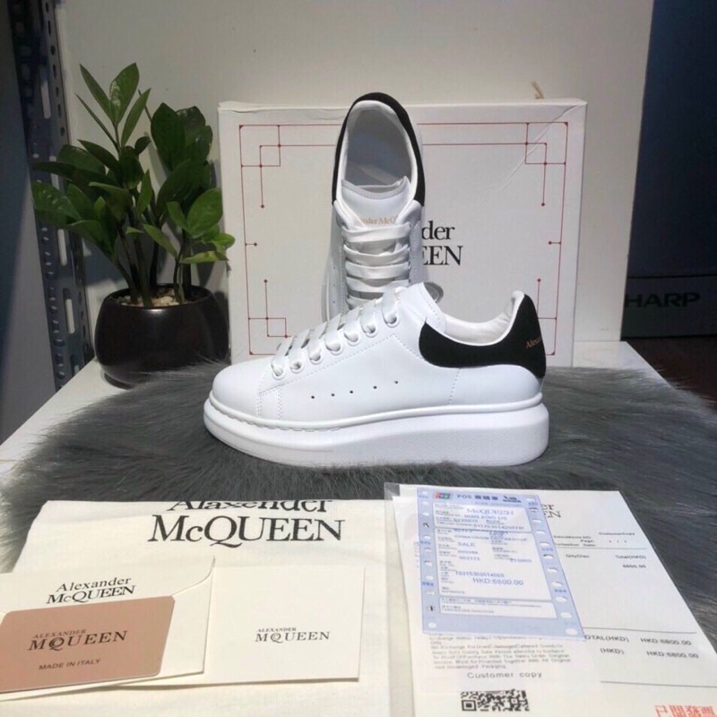 🎁❌ Giày thể Thao McQueen, Giày McQueen Bản Dây Lụa Hàng Full Box Bill
