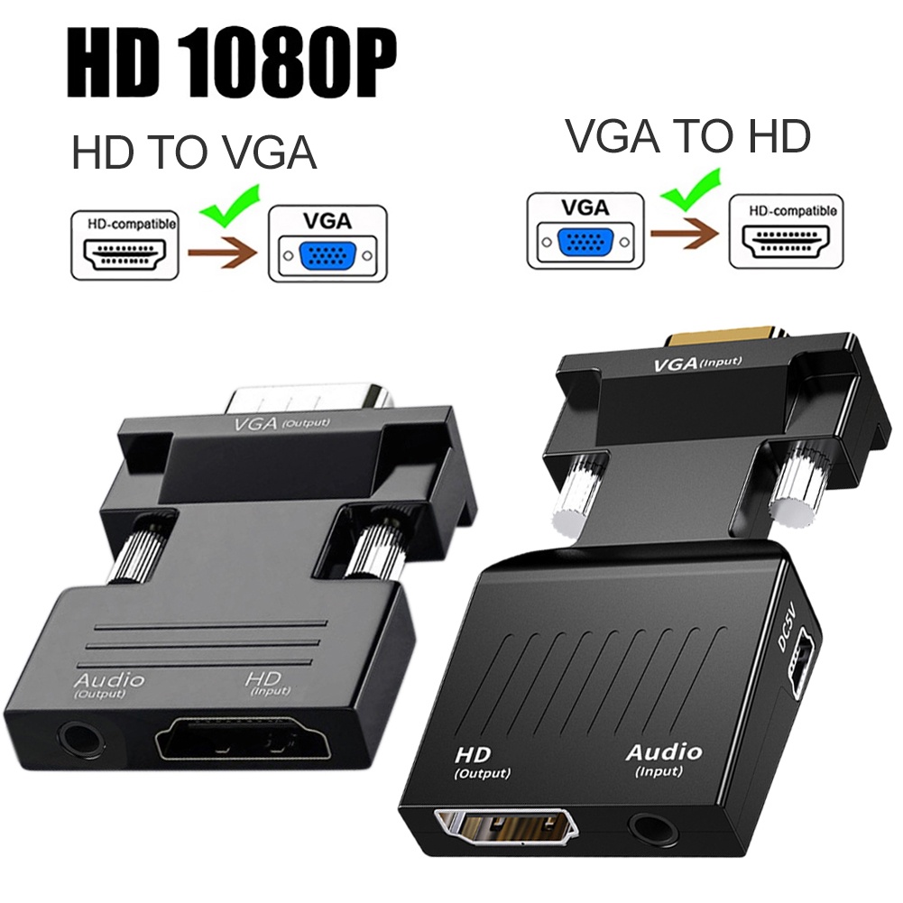 Bộ Chuyển Đổi Tương Thích Vga Sang Hdmi Hd 1080P Royal1.vn