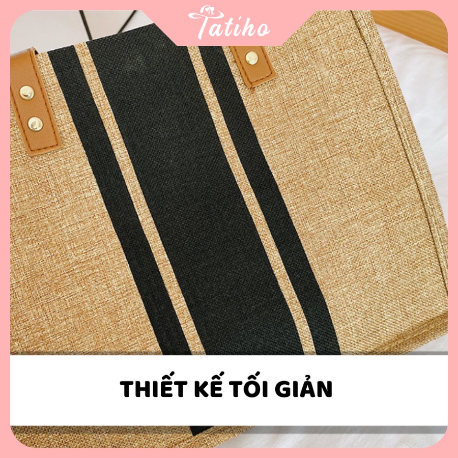 Túi Đeo Chéo ( Túi Xách Nữ) Thiết Kế Thời Trang Trẻ Trung Công Sở Chất Liệu Canvas - Tatiho - Mã TUI59