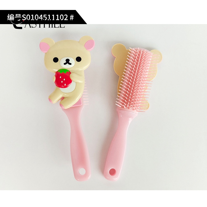 Lược Túi Khí Mát Xa Hình Công Chúa Kuromi Kirby Cinnamoroll Purin Dễ Thương Làm Quà Tặng Cho Bé