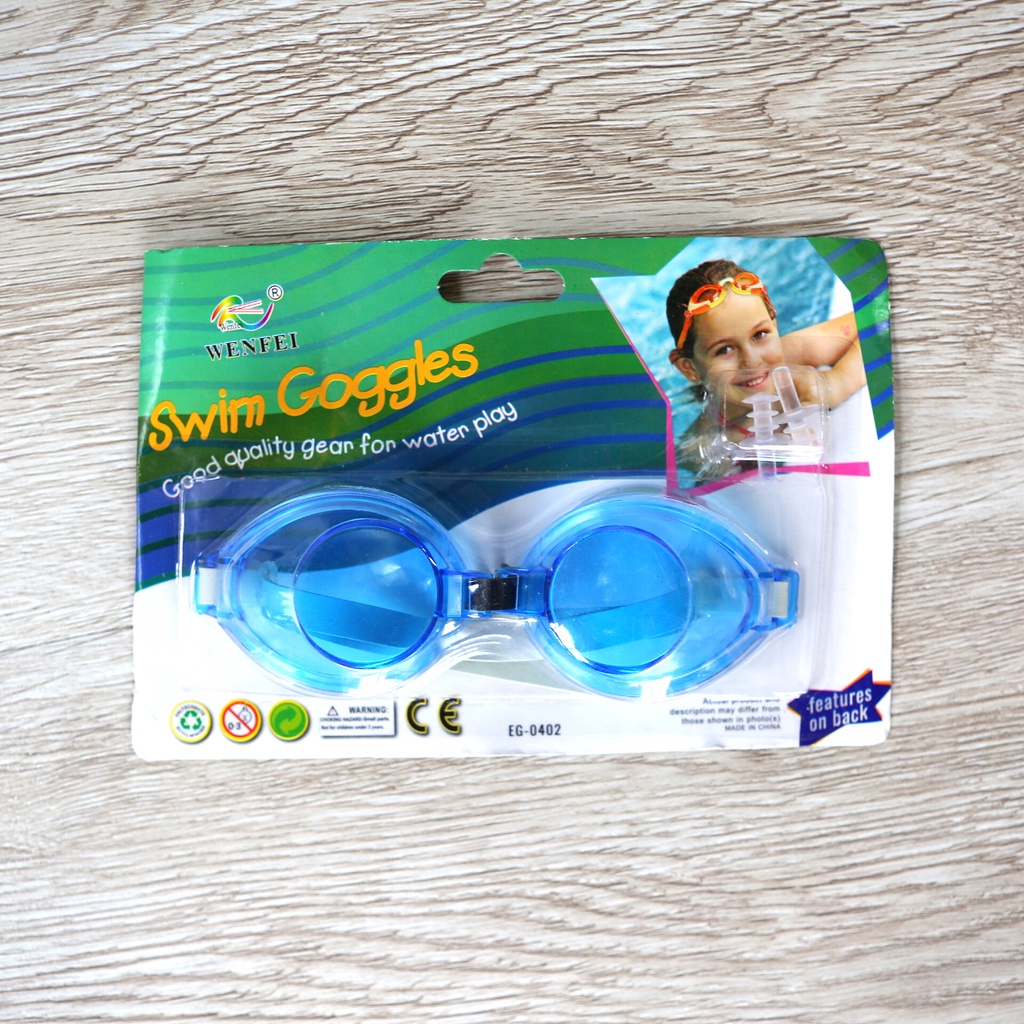 Kính bơi cho bé WENFEI Swim Goggles với mắt kính cản tia UV cho bé từ 3 tháng tuổi cho bé bơi lội an toàn