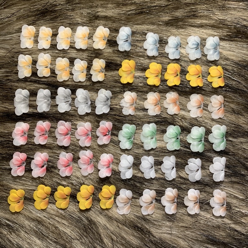 hoa nails-hoa bột(cúc nửa)