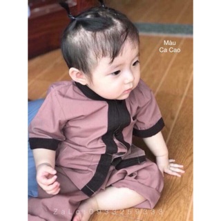Đồ Lam Đi Chùa Cho Bé # Lãnh Tụ Phối # Đồ Bộ Bé # Quần Áo