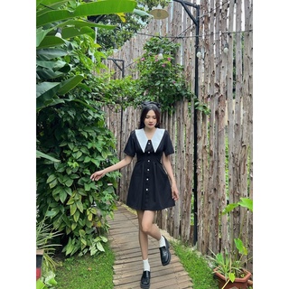 Ciara Dress - Váy xoè cổ sen thiết kế ly eo V08 - minclothinggg