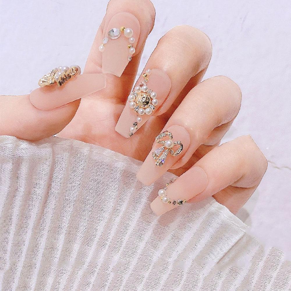 Phụ Kiện Trang Trí Móng Tay Nghệ Thuật Bằng Hợp Kim 3D