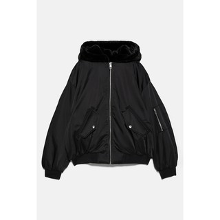 (2 MÀU) ÁO KHOÁC BOMBER ZARA XUẤT DƯ TUỒN NỮ MẶC ĐƯỢC HAI MẶT LÓT LÔNG - 4341/212