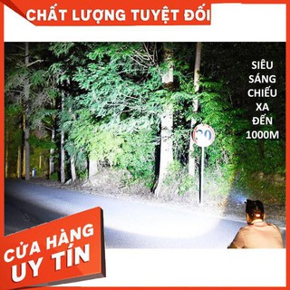 Đèn đội đầu 3 bóng và 3 chế độ linh hoạt