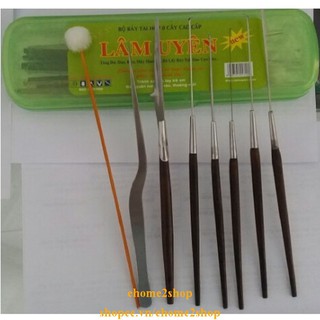 Hộp Nhựa Bộ Ráy Tai Cao Cấp Lâm Uyên 8 Món, shopee.vn/ehome2shop.