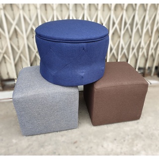 [Khuyến Mãi] Ghế đôn sofa - Ghế đôn vuông, tròn vải bố