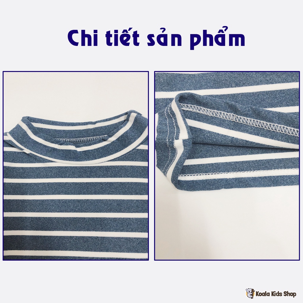 Áo thun giữ nhiệt bé trai co giãn Áo nỉ dài tay thu đông trẻ em chất nỉ từ 2-7 tuổi