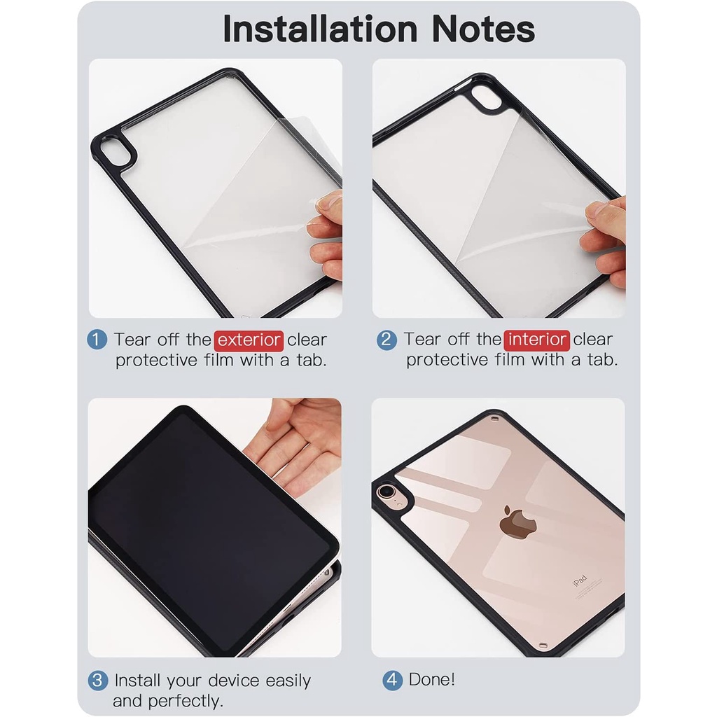 Ốp Máy Tính Bảng TPU Siêu Mỏng Chống Sốc Cho New iPad Pro 11 2021 3rd Gen