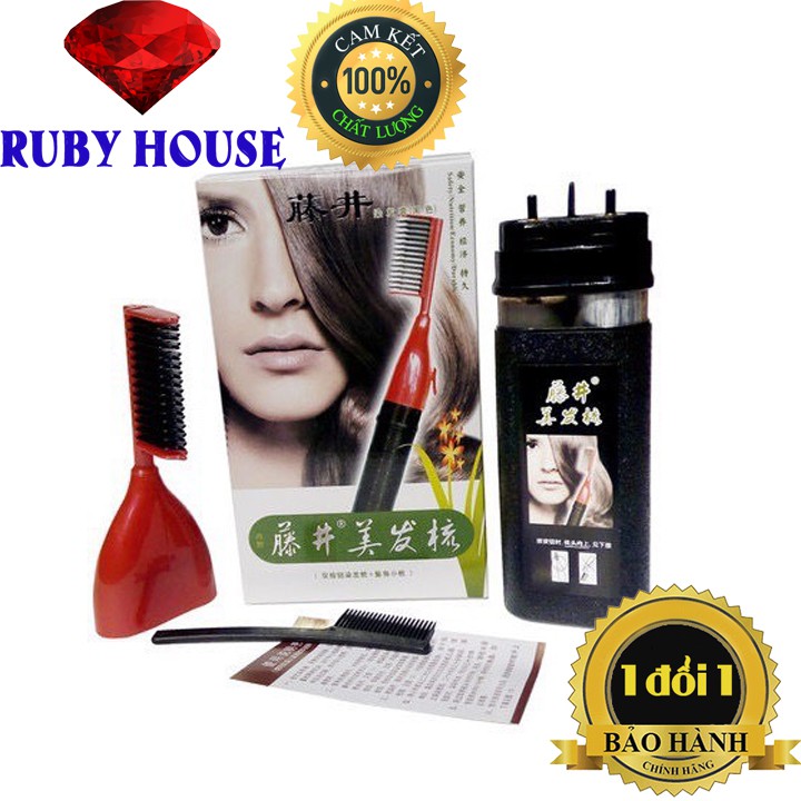 Lược nhuộm tóc thông minh thế hệ mới, dễ dùng, nhuộm tóc nhanh-Ruby House