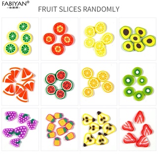 Phụ kiện trang trí FABIYAN kiểu cắt lát trái cây 3D 12 kiểu dáng dành cho móng tay UV gel nghệ thuậ thumbnail