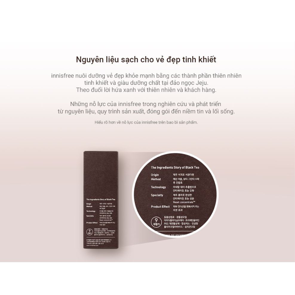 Xịt khoáng phục hồi da và chống lão hóa trà đen innisfree Black Tea Youth Enhancing Ampoule Mist 120ml | BigBuy360 - bigbuy360.vn
