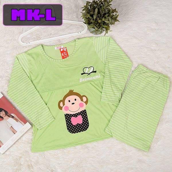 [XẢ KHO] Combo 2 Bộ đồ bâù và sau sinh hình khỉ-made in VN