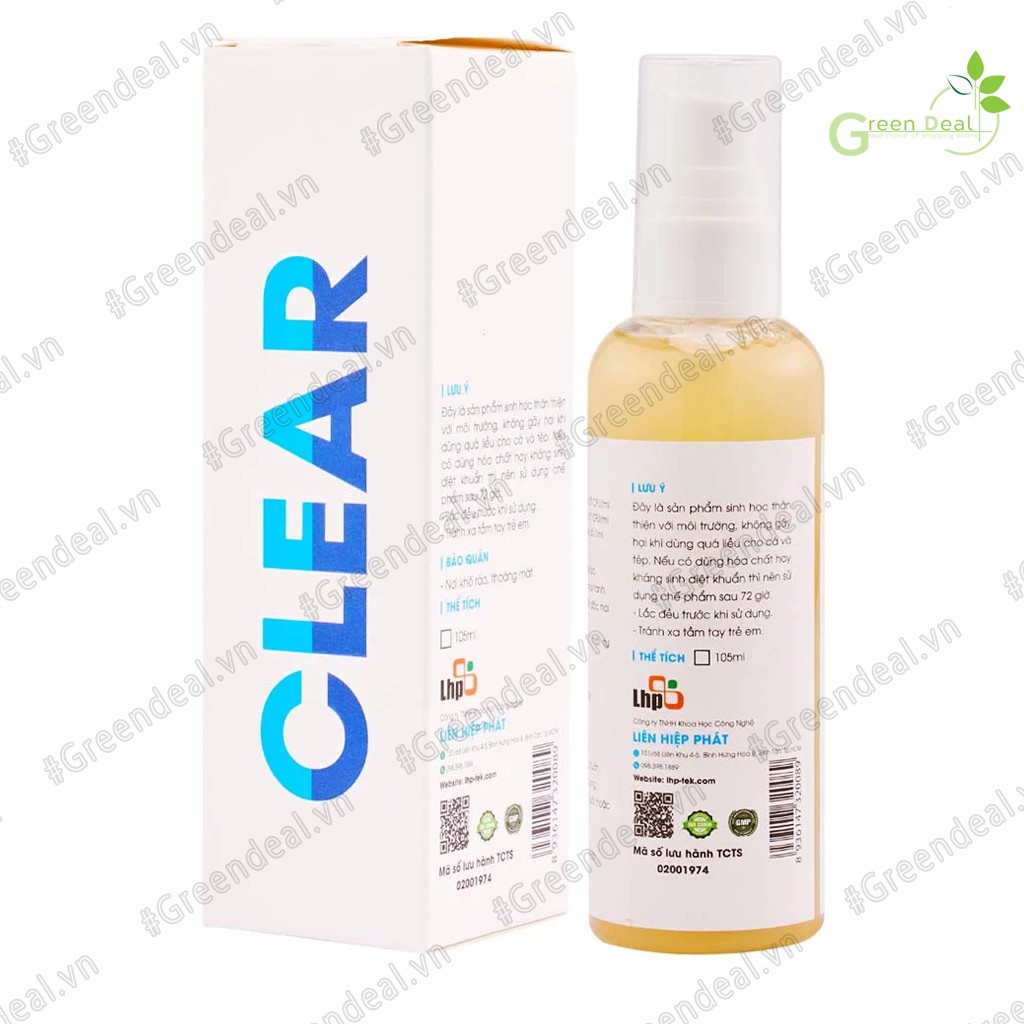 KOIKA - Clear (Chai 105 ml) | Vi sinh đặc biệt cho hồ cá cảnh