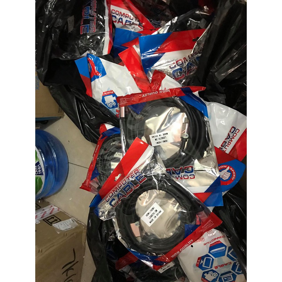 Dây Cáp HDMI Tròn Kích Thước 1,5m , 3m , 5m HÀNG NEW 100% BH 6 THÁNG