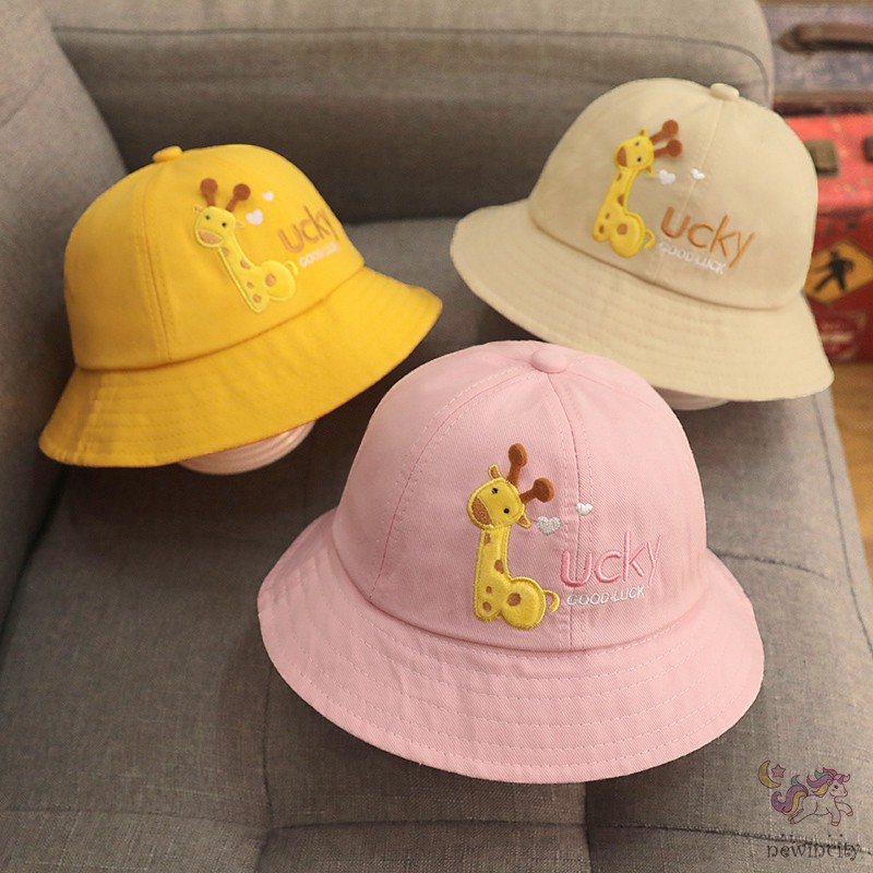 Nón tai bèo in hình hươu cao cổ đáng yêu cho bé