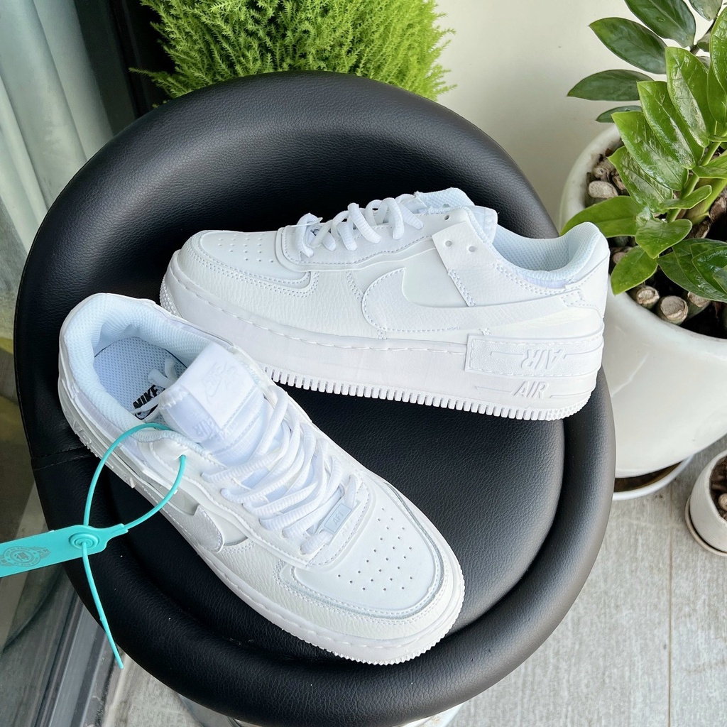 GIÀY AF1 SHADOW TRẮNG SIÊU NHẸ HÀNG CAO CẤP FULL BOX FREE SHIP