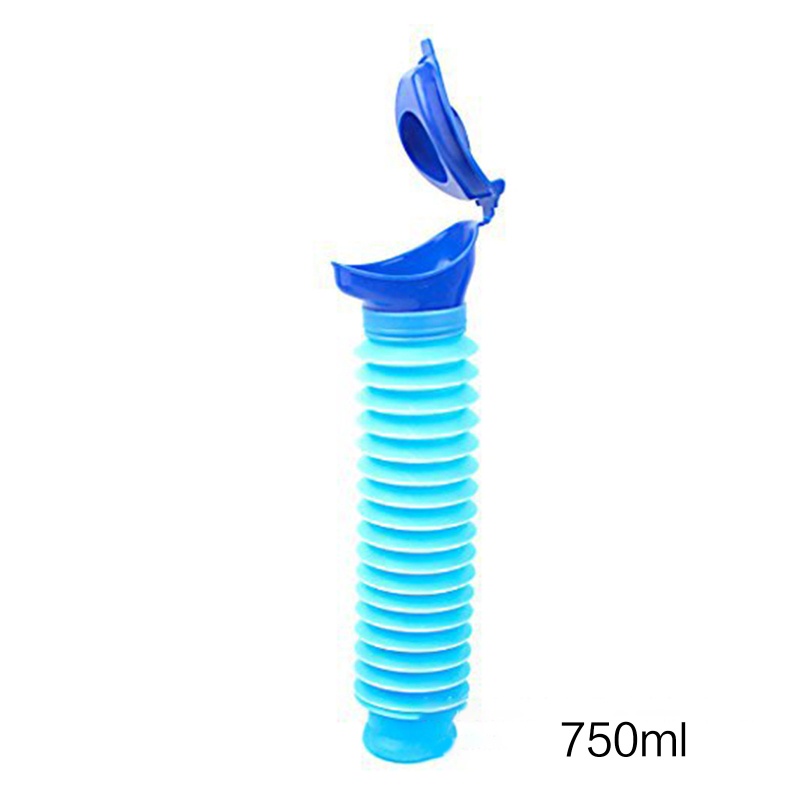 Bình Đi Vệ Sinh Khẩn Cấp 750ml Có Thể Thu Gọn Tiện Dụng Mang Theo Du Lịch Cắm Trại