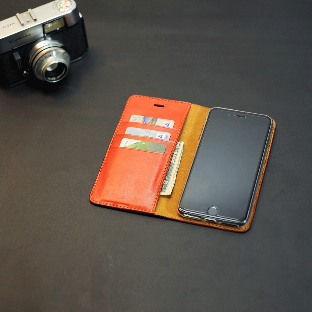 Bao da nắp gập handmade cho Galaxy Note 9 - Flip Cover cho Galaxy Note 9 - Bao da Mino Crafts BD211