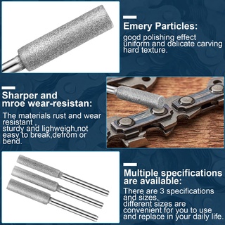 18Pcs Diamond Chainsaw Sharpener Bits,3 Size Stone Chain Saw Chainsaw Sharpener Tool for Chain Saw Stone Jewelry Wood